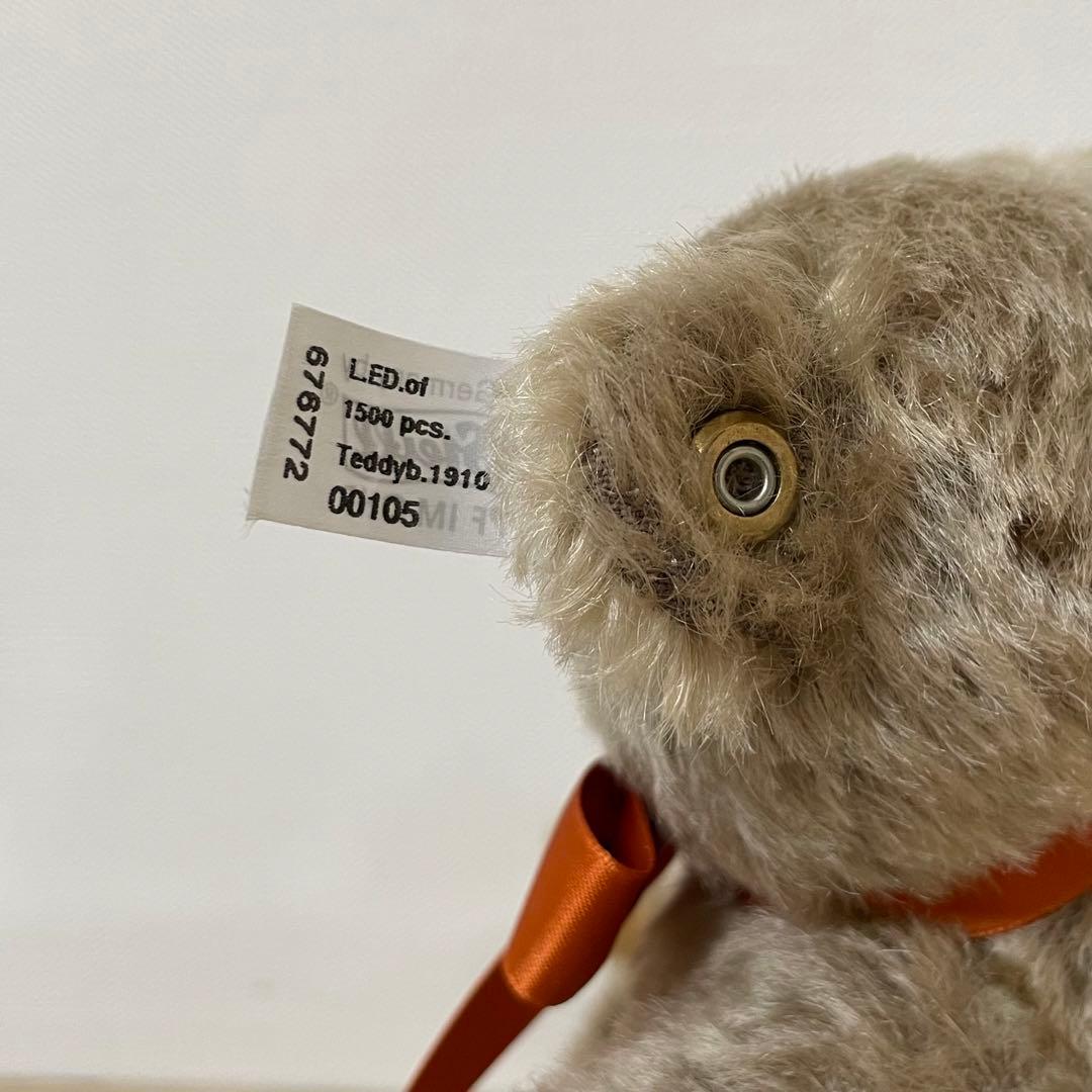 ★日本限定品★シュタイフ テディベア グレー 1910 レプリカ Steiff