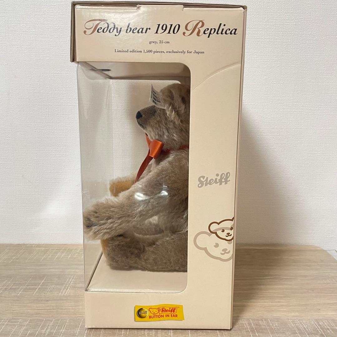 ★日本限定品★シュタイフ テディベア グレー 1910 レプリカ Steiff