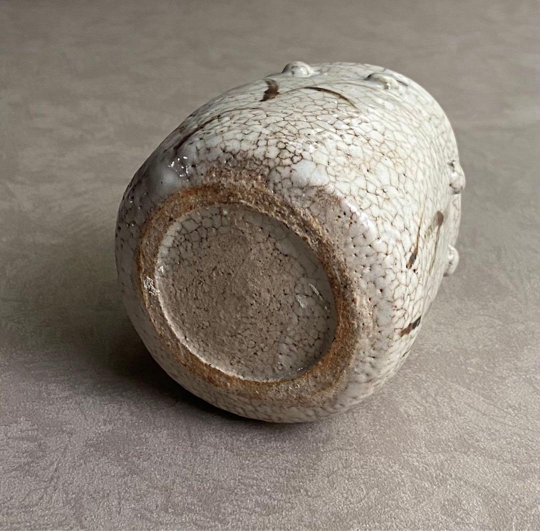 【絵志野筒向付】志野焼 織部焼 時代 特別出品 美濃古陶 美濃桃山陶 古志野