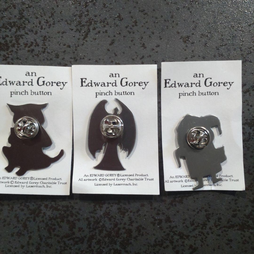 エドワード・ゴーリー　ピンバッジ