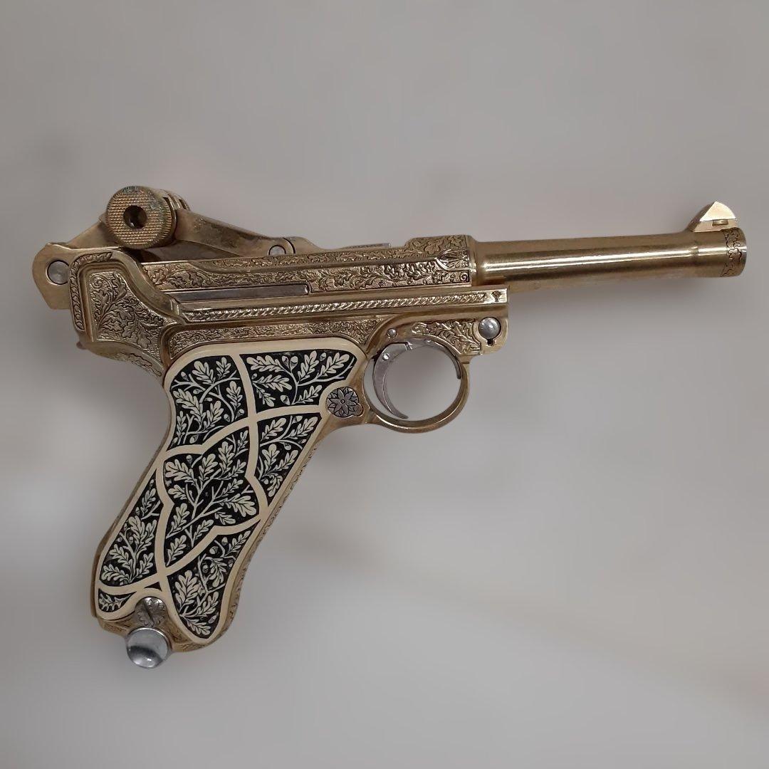 ACG ゴールド ルガー P08 ゲーリングルガー モデルガン　0201-013