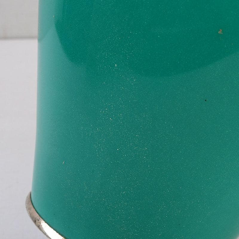 七宝焼　透翡翠釉　花文　花瓶　時代箱　V　9632D