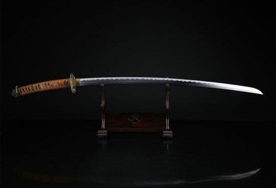 【美品】】高級模擬刀 梨地鞘 陣太刀 合金刀