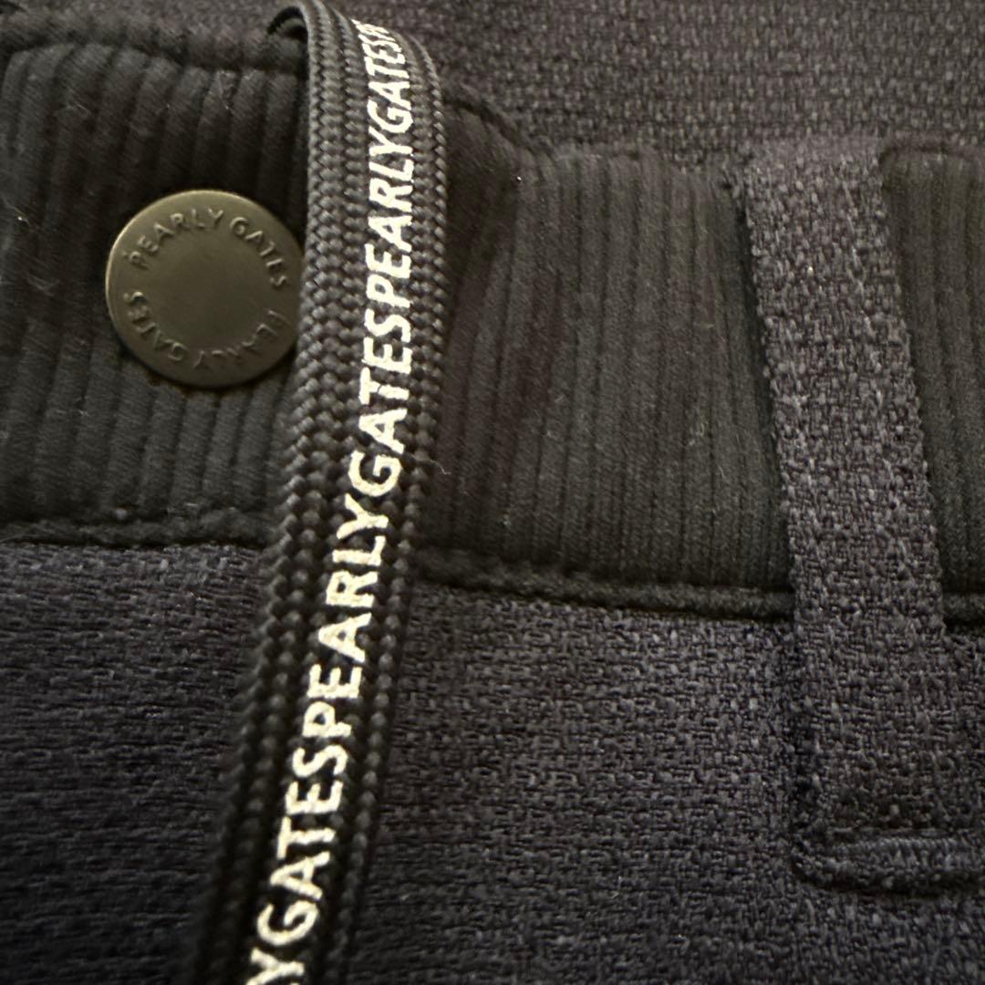 防寒　蓄熱　裏地付　パーリーゲイツ　キルティング　パンツ　紺　M〜L相当　4