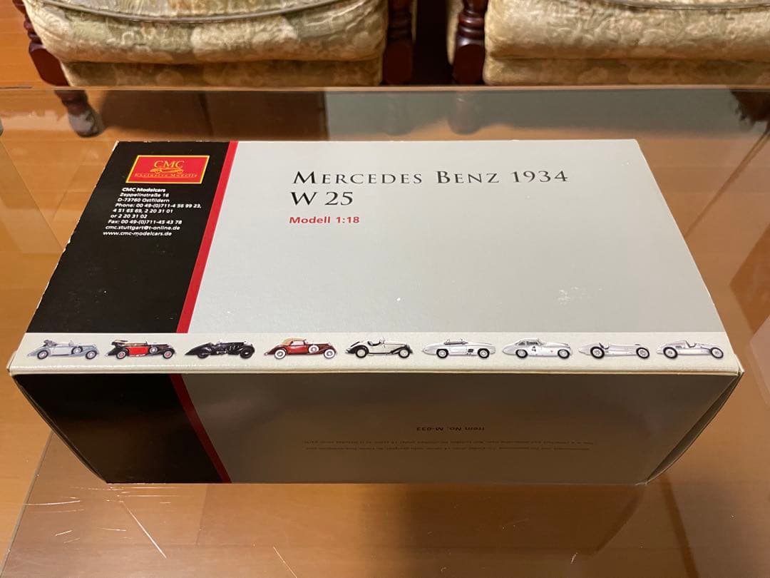 価格変更1/18 CMC メルセデス・ベンツ W25 1934年 未展示品