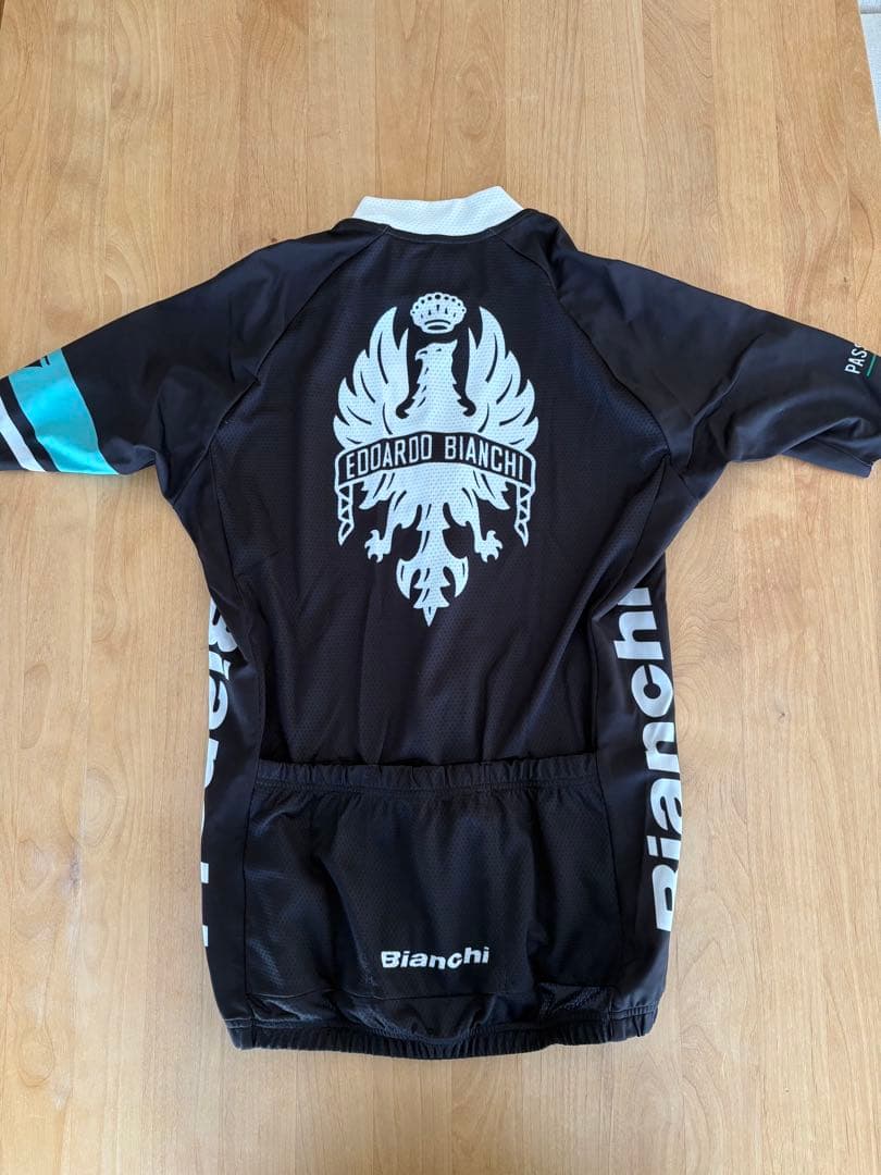 【ブランド正規品】Bianchi 半袖サイクルジャージ ビブタイツ 上下セット