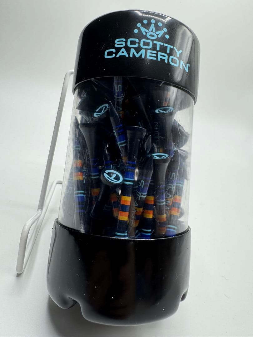 スコッティキャメロン◆ウッドティーセットCTサークルT黒色ストライプロングティー