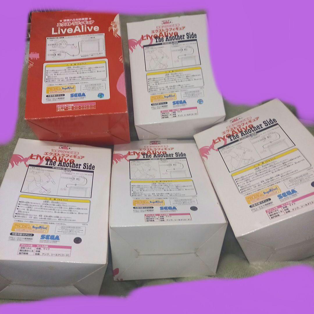 涼宮ハルヒの憂鬱☆エクストラフィギュア☆LiveALive☆2種5点セット