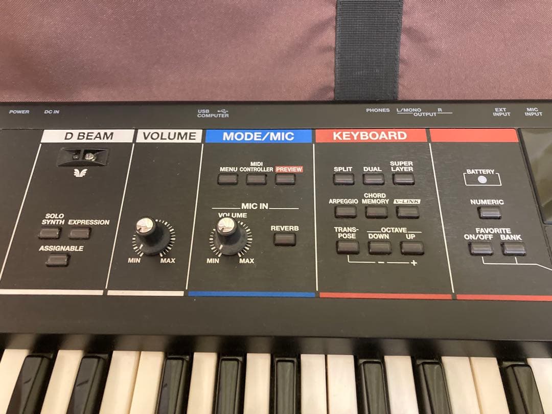 Roland JUNO-Di シンセサイザー　動作確認済み