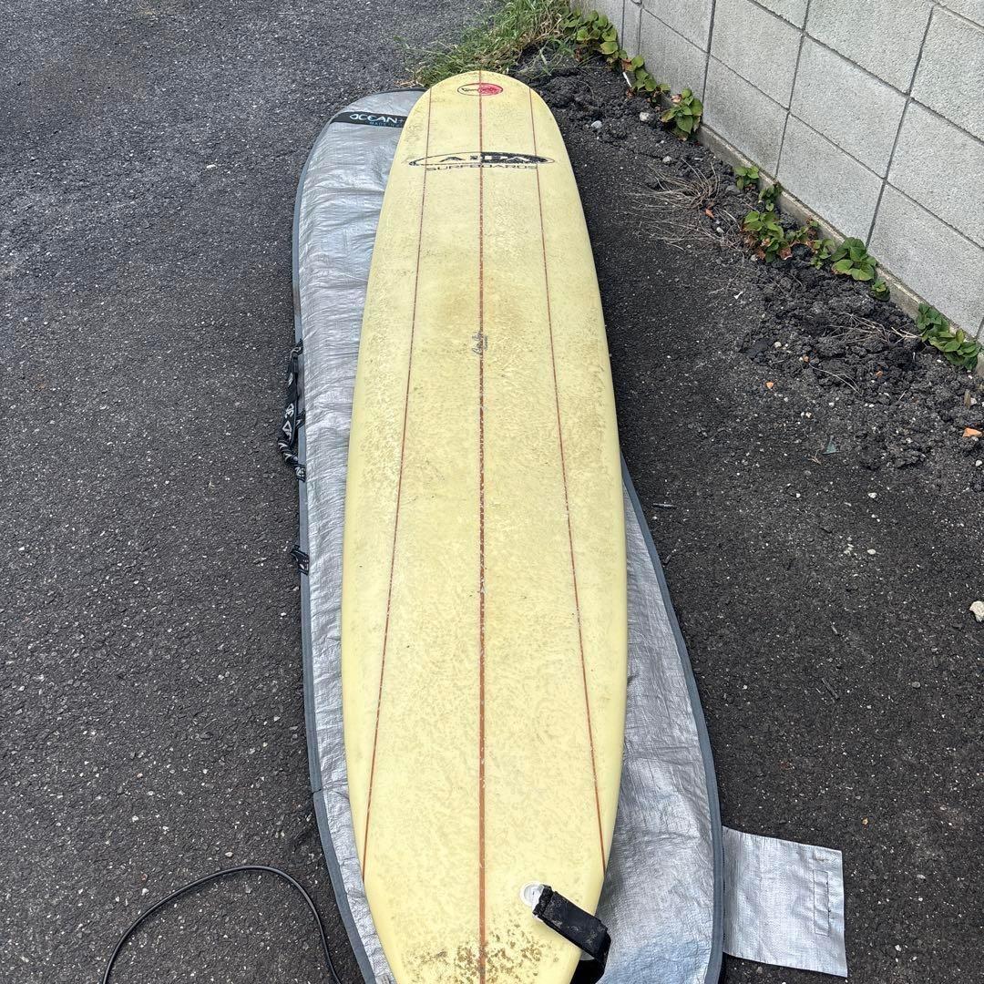 AIPA ロングボード サーフボード シングルフィン ハードケース付