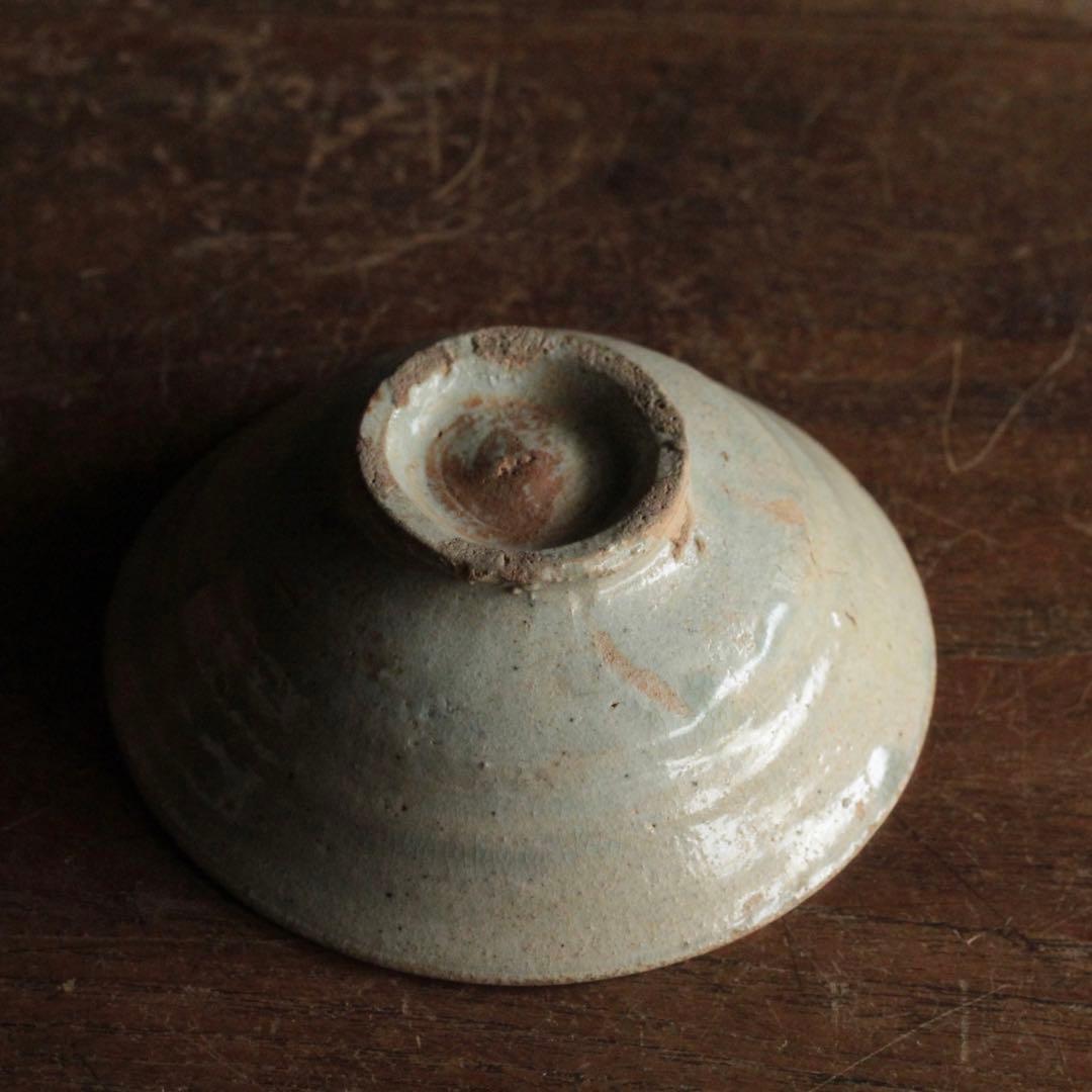 李朝 堅手 小服 茶碗 朝鮮美術 古美術 茶道具 古道具 アンティーク