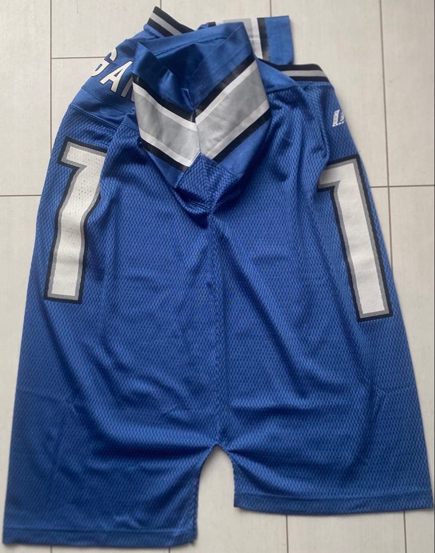 美品 NFL LIONS ユニフォーム jersey ゲーム シャツ XL 11