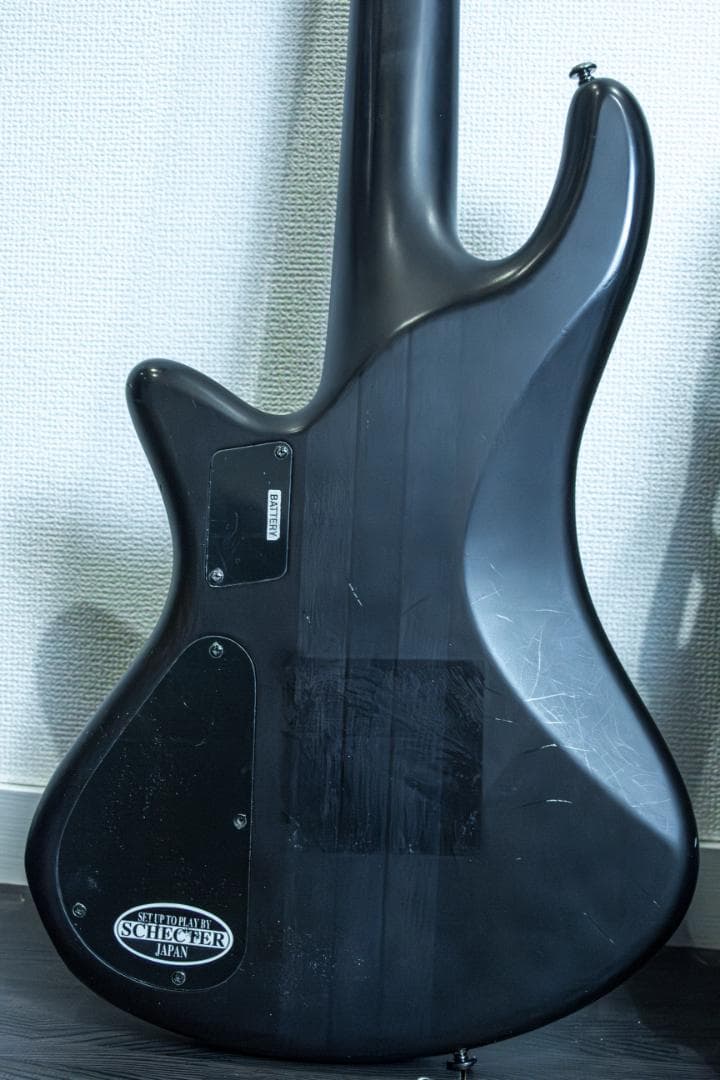 SCHECTER STILETTO STUDIO5 アクティブPU 5弦ベース