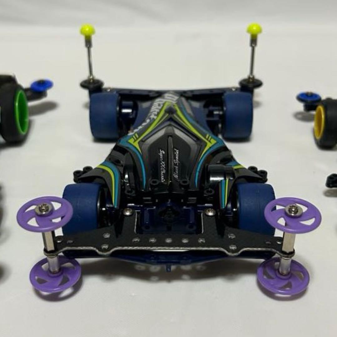 【ミニ四駆】3台＆グレードアップパーツ 等【まとめ売り】