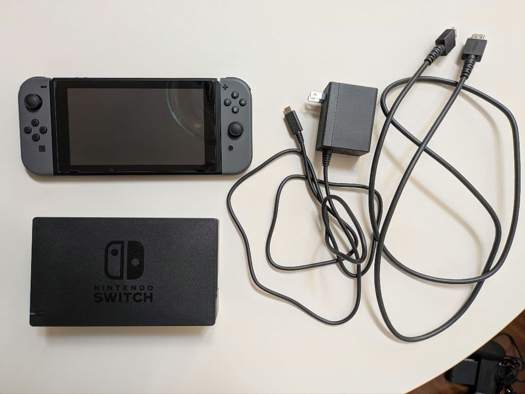 【お値下げ品】Nintendo Switch グレー 本体 ACアダプター付き