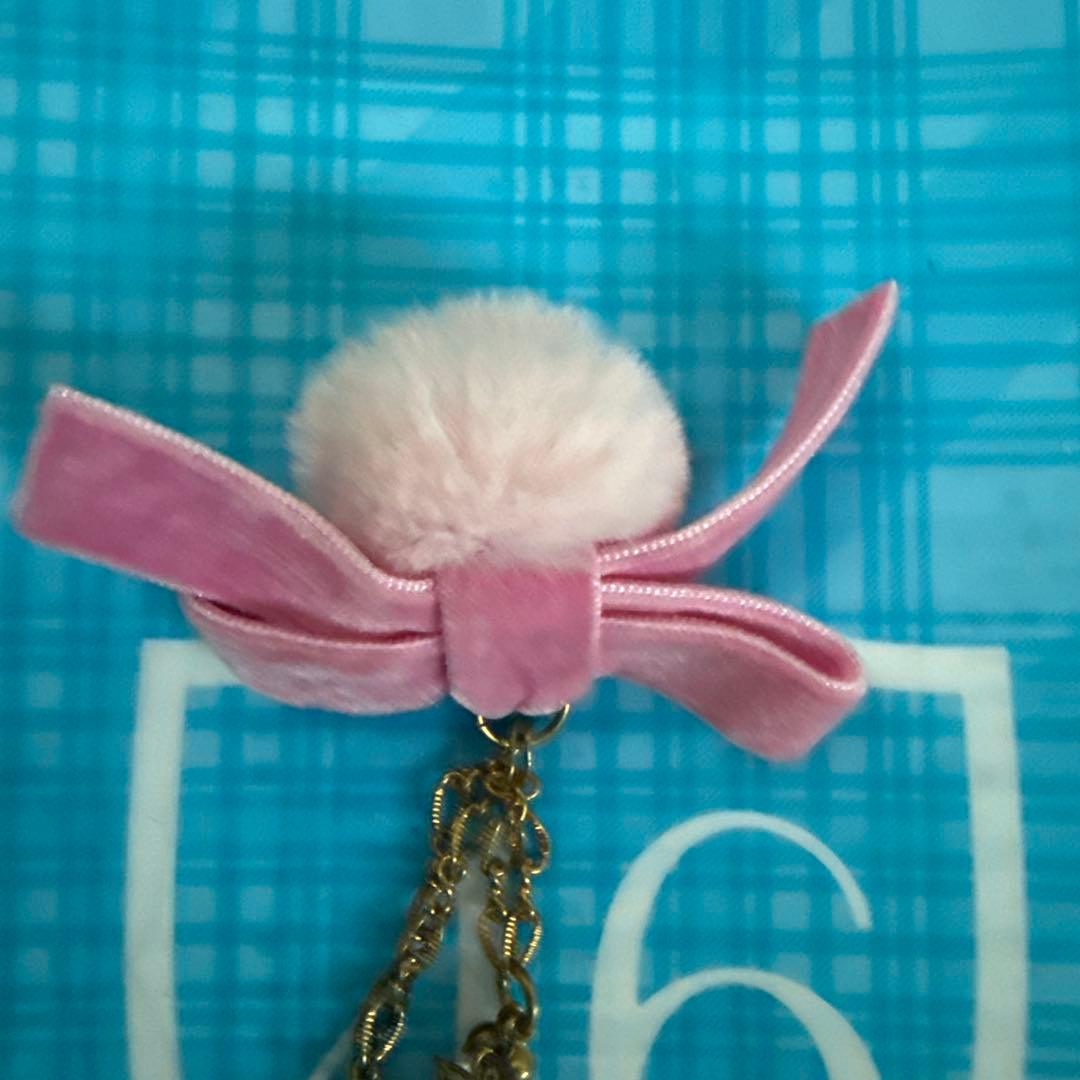 チャーミーキティ 薔薇ファーリボン バッグチャーム 雪の女王シリーズ2006年製