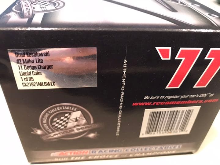 限定1of95 NASCAR1/24 LIONEL ♯2Miller lite