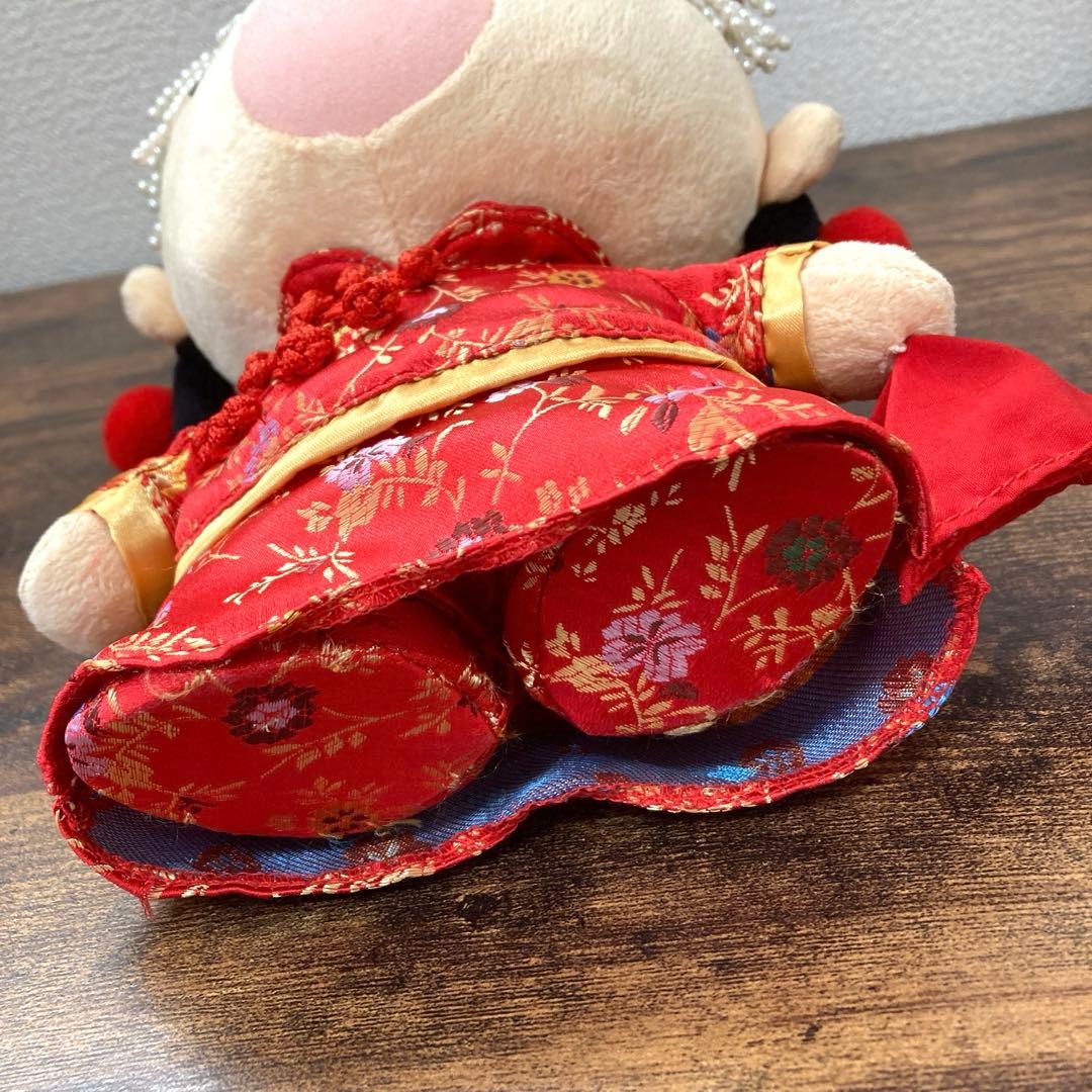 みんなのたあ坊　たあ坊＆なこちゃん　香港　結婚衣装　ペア　ぬいぐるみ　2008年