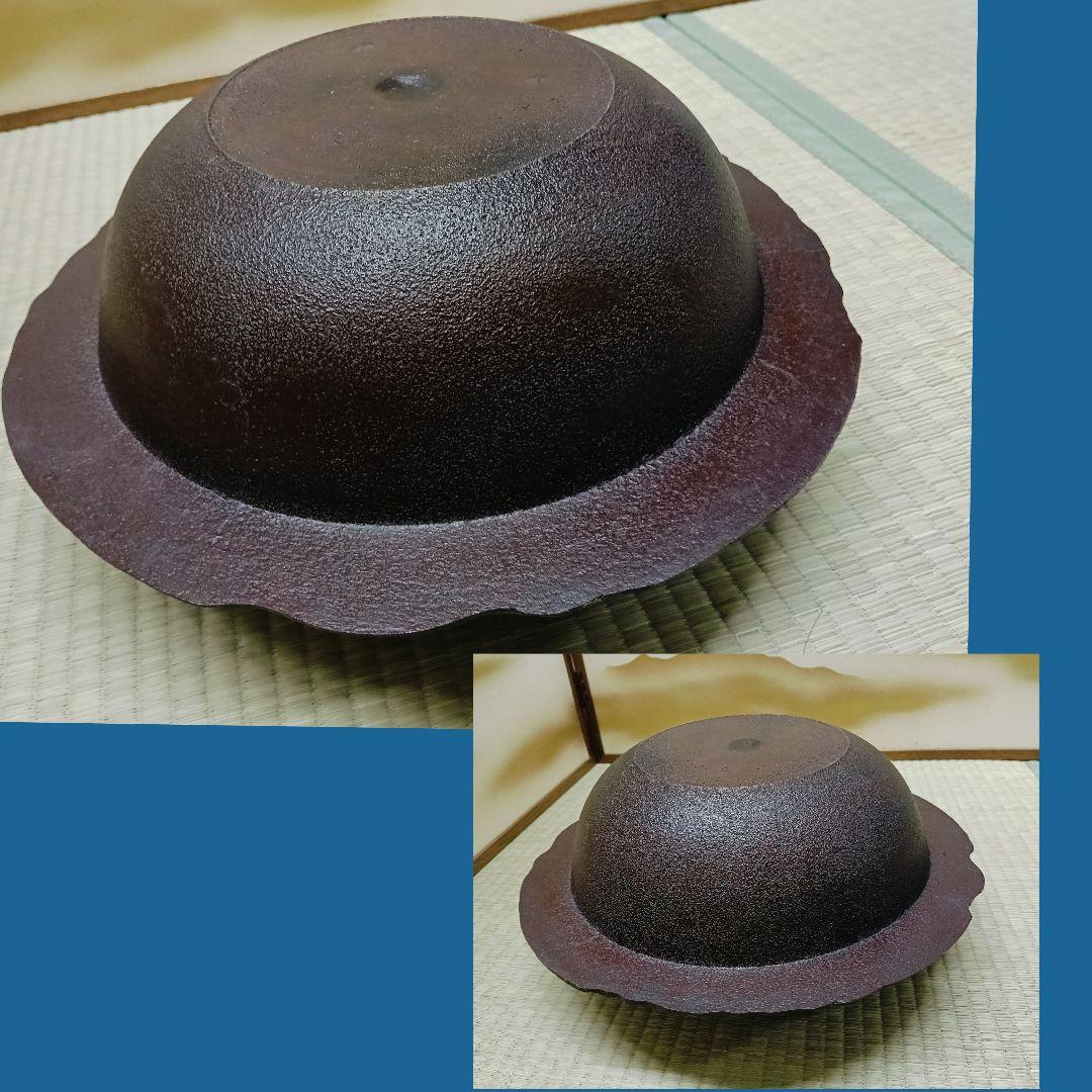 AL41 透木釜 釜師清光 清光堂 佐藤清光 釜鐶 遠山霞 共箱 作歴 栞