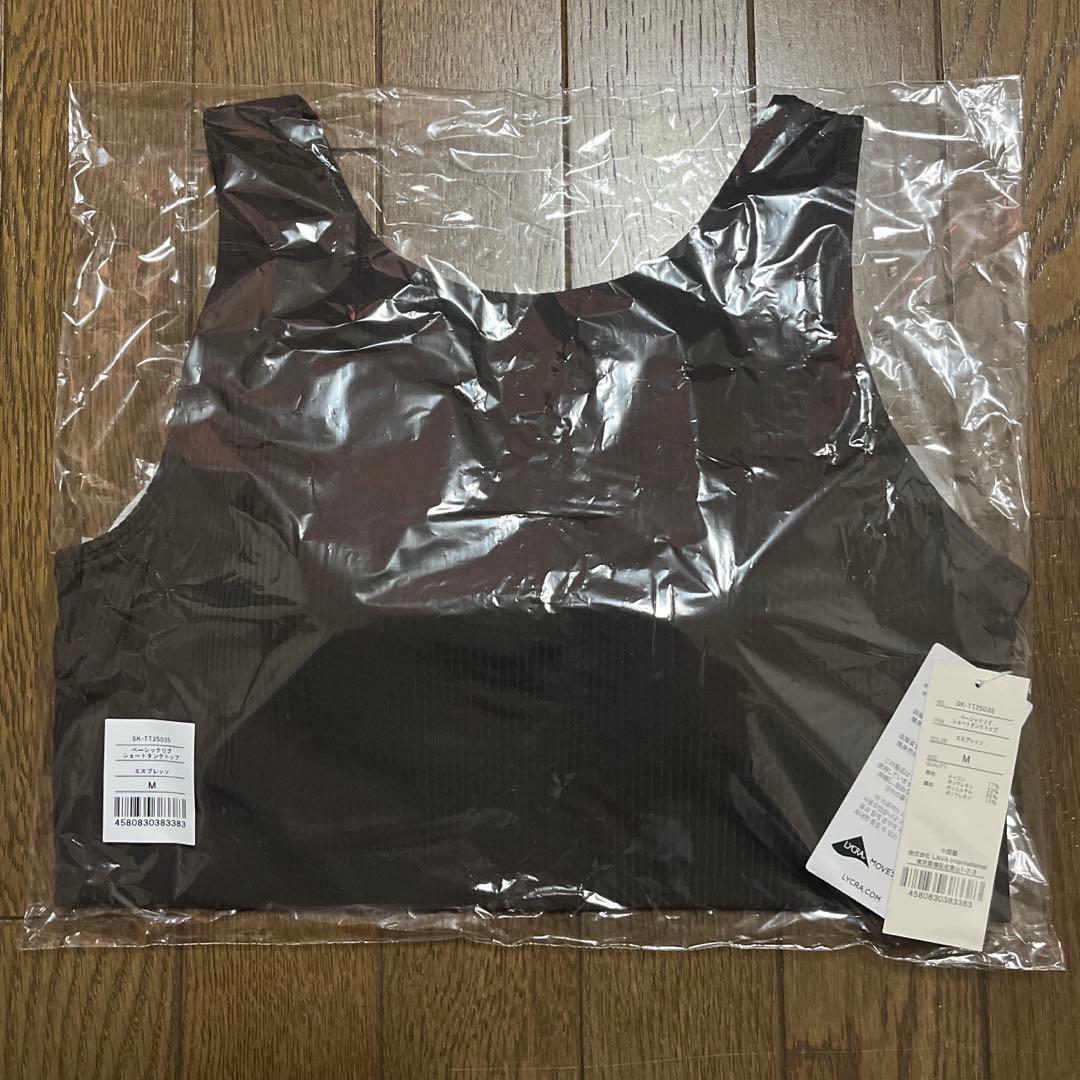 新作！新品未開封【SUKALA】ベーシックリブショート タンクトップ Mサイズ