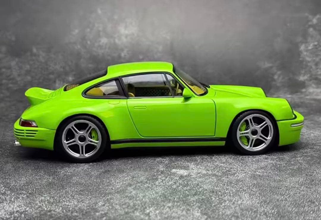 1:18 RUF SCR 2018バーチグリーン アロイ フルオープンカーモデル
