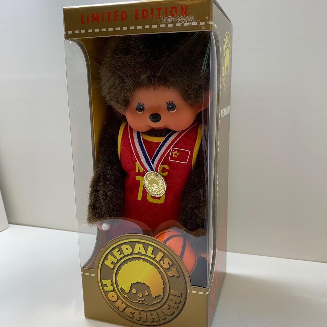 新品 2008年発売 金メダル バスケットボール モンチッチ 2523