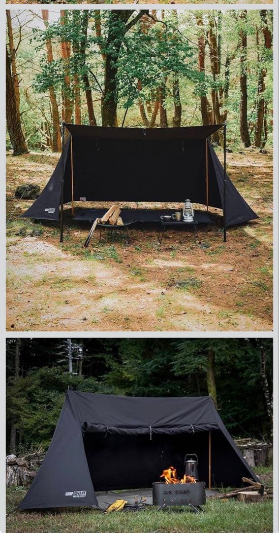 サ*ガ様 GRIP SWANY BLAZE SHIELD ブラック テント