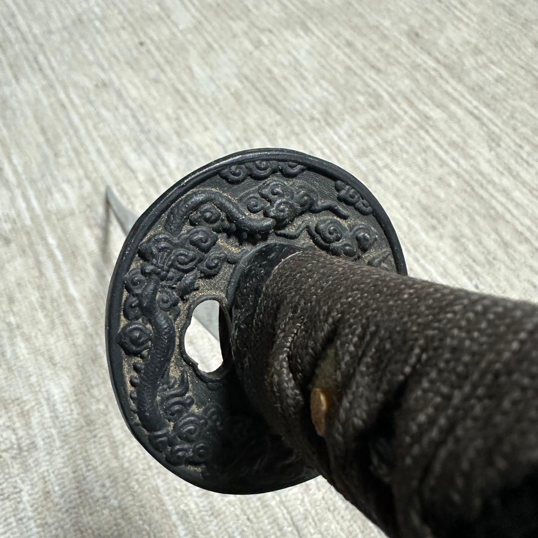 模造刀 黒赤鞘 二本セット