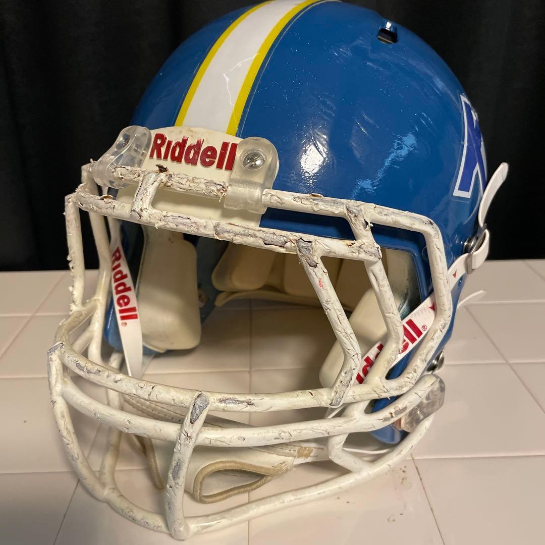 関西学院大学“FIGHTERS“試合用ヘルメット(選手実使用)