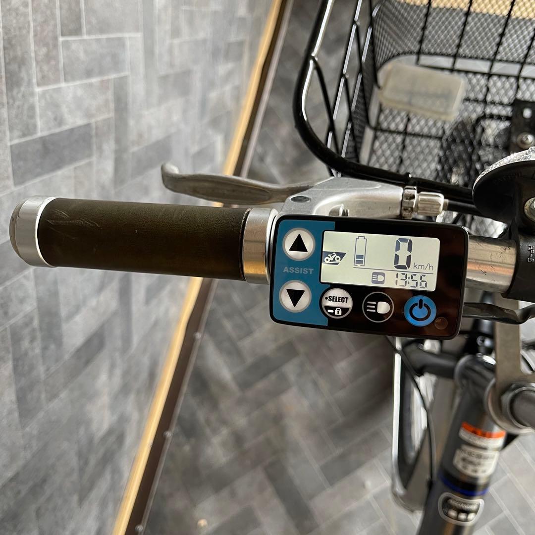 ヤマハPAS CITY V電動アシスト自転車 グレー 24インチ バスケット付き