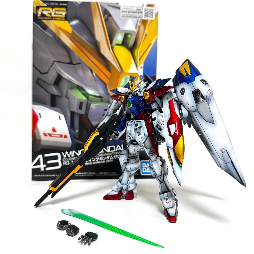 RG ウイングガンダムゼロ 塗装済み完成品 ガンプラ 3
