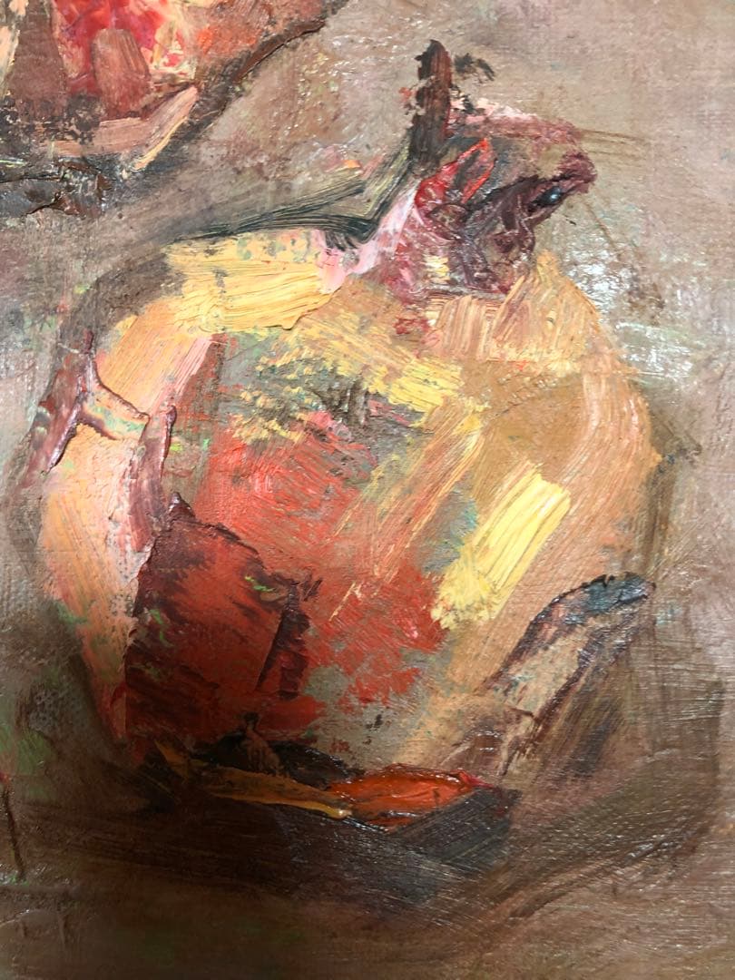 油絵（柘榴）ざくろ