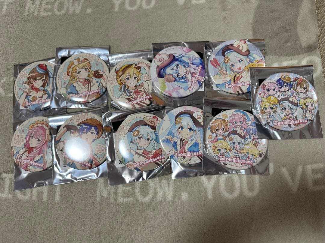  MIKU 2026 雪ミク BIG缶バッジ 缶バッジ 11種 コンプ