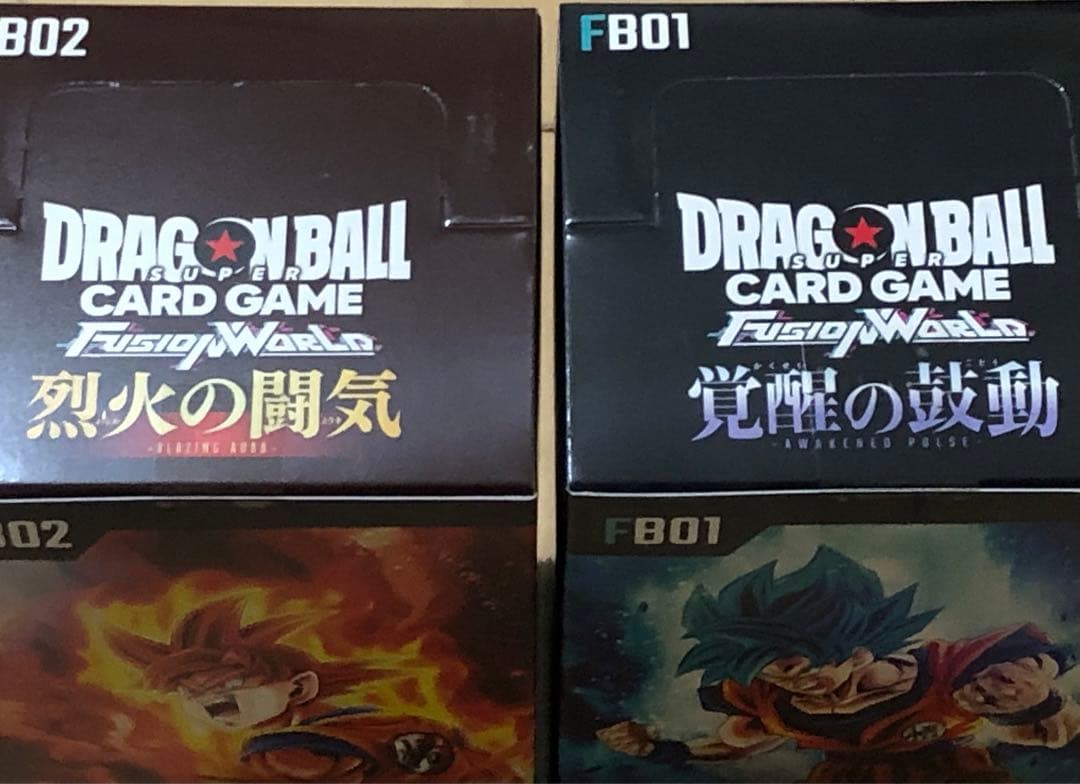 【新品テープ付き】ドラゴンボールブースターパック　覚醒の鼓動　烈火の闘気