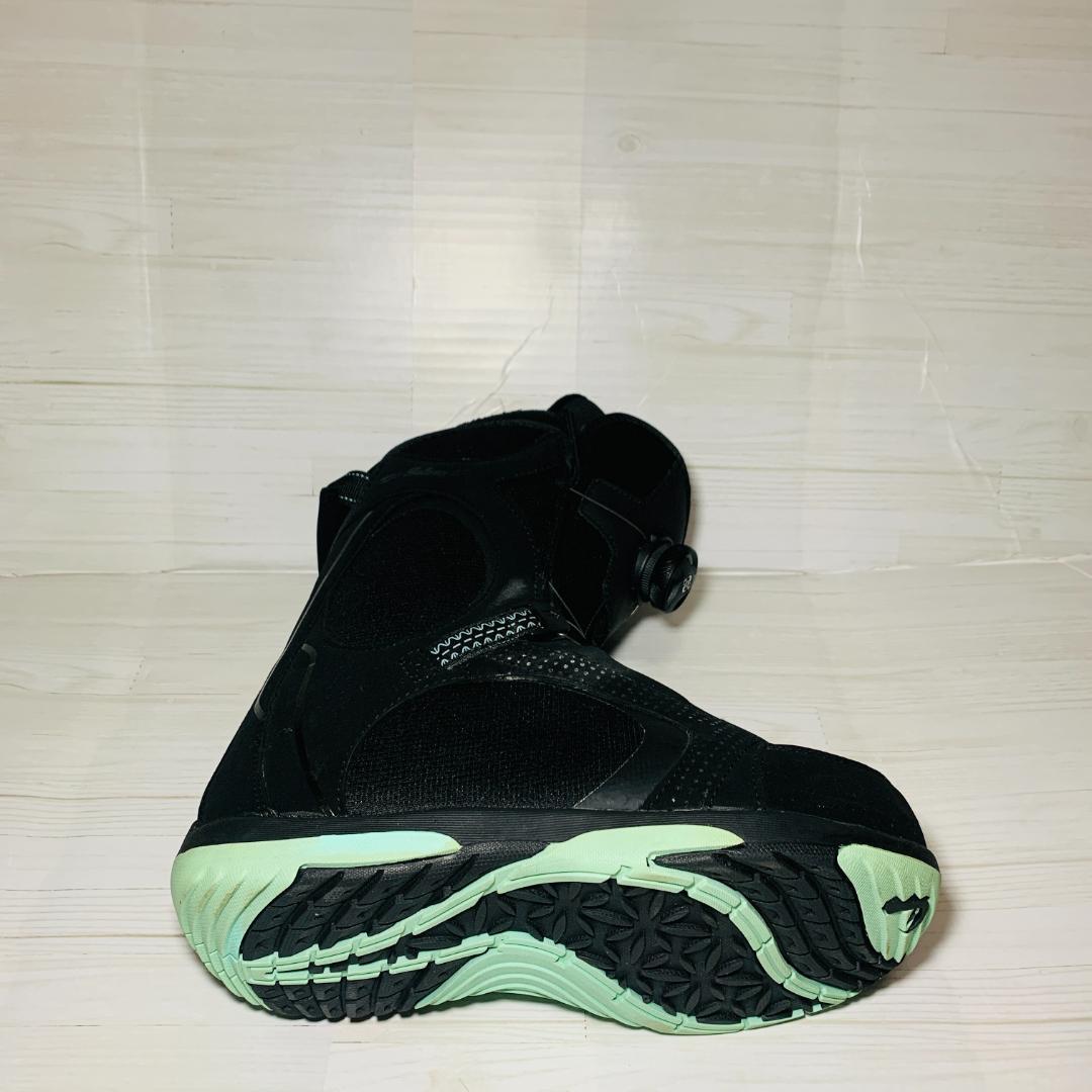 女性用スノーボードブーツ Boaシステム ブラック #0295