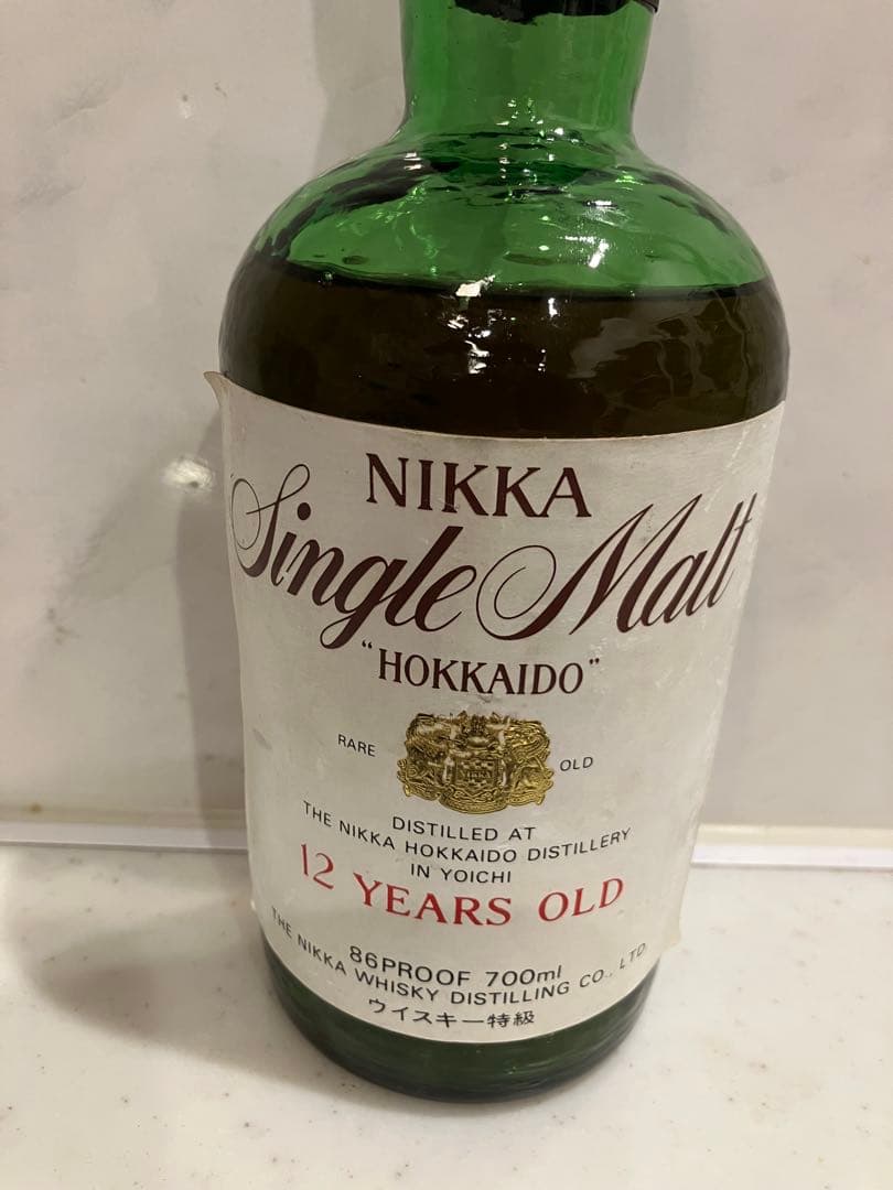 ニッカ シングルモルト北海道１２年　ウイスキー