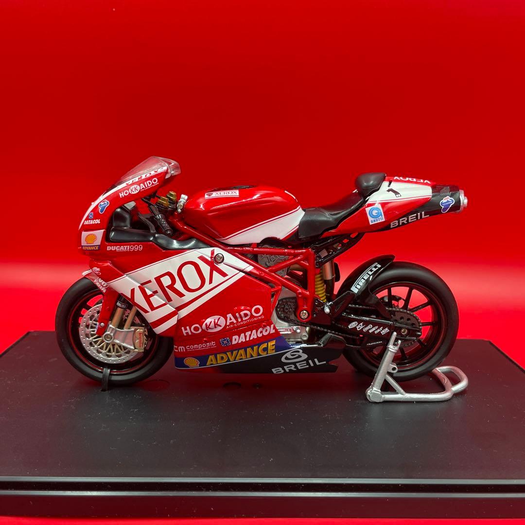 【美品】NewRay 1/12 ドゥカティ 999 ゼロックス ケース付 完成品