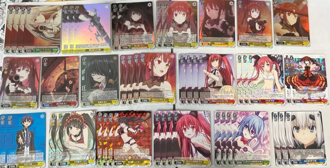 【ヴァイスシュヴァルツ】デート・ア・ライブ 8枝デッキ ほぼフルホイル+パーツ