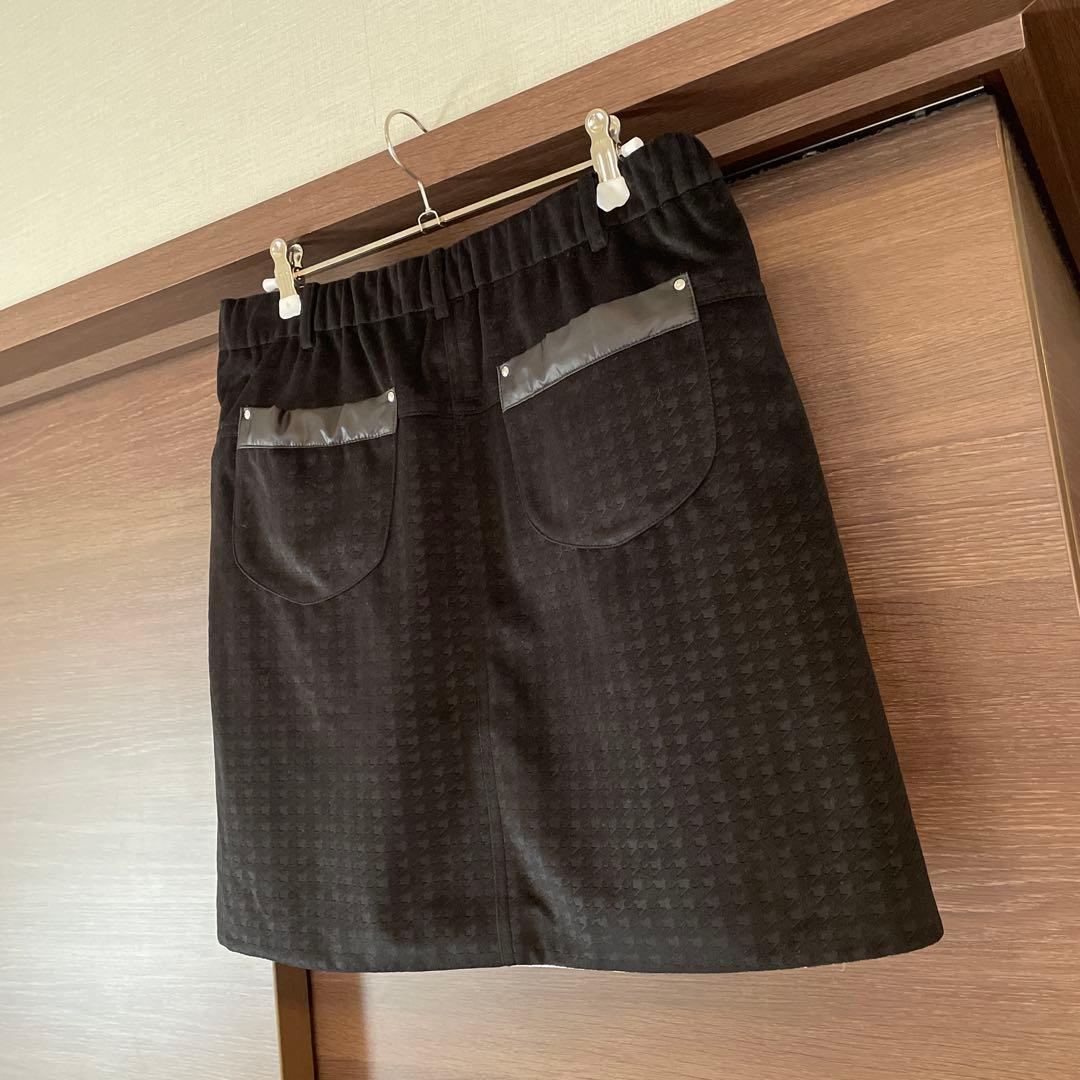 新品タグ付 adabat アダバット 防風保温撥水 リバーシブルスカート『40』