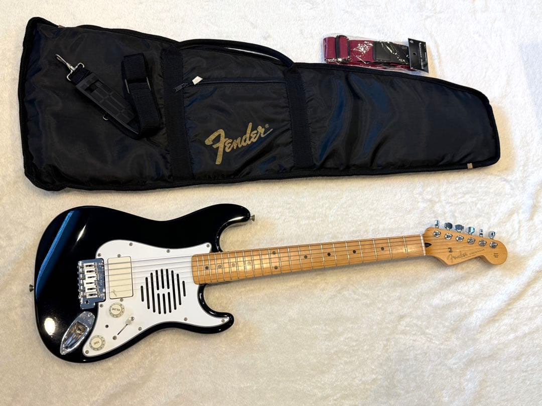 Fender Japan ST-CHAMP 後期型 BK アンプ内蔵ミニギター