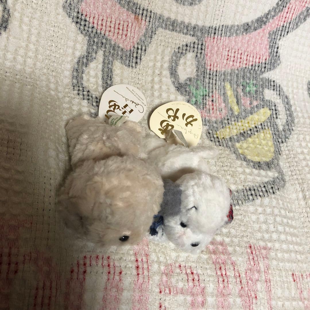 うめ吉　オリエンタルトーイ　寝そべりポーズ　くたくた　手のひらサイズ　2コセット