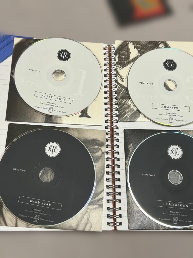 【超希少 サイン入り4枚組ボックス 限定ナンバード】XTC /Apple Box