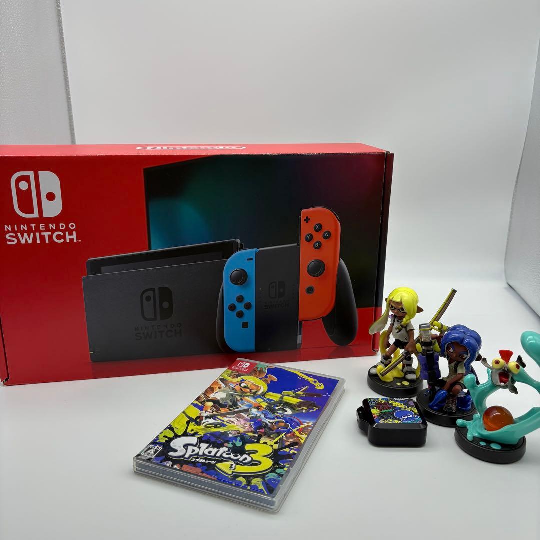 任天堂 Switch 本体 動作確認済み 美品 付属品完備 スプラトゥーン3