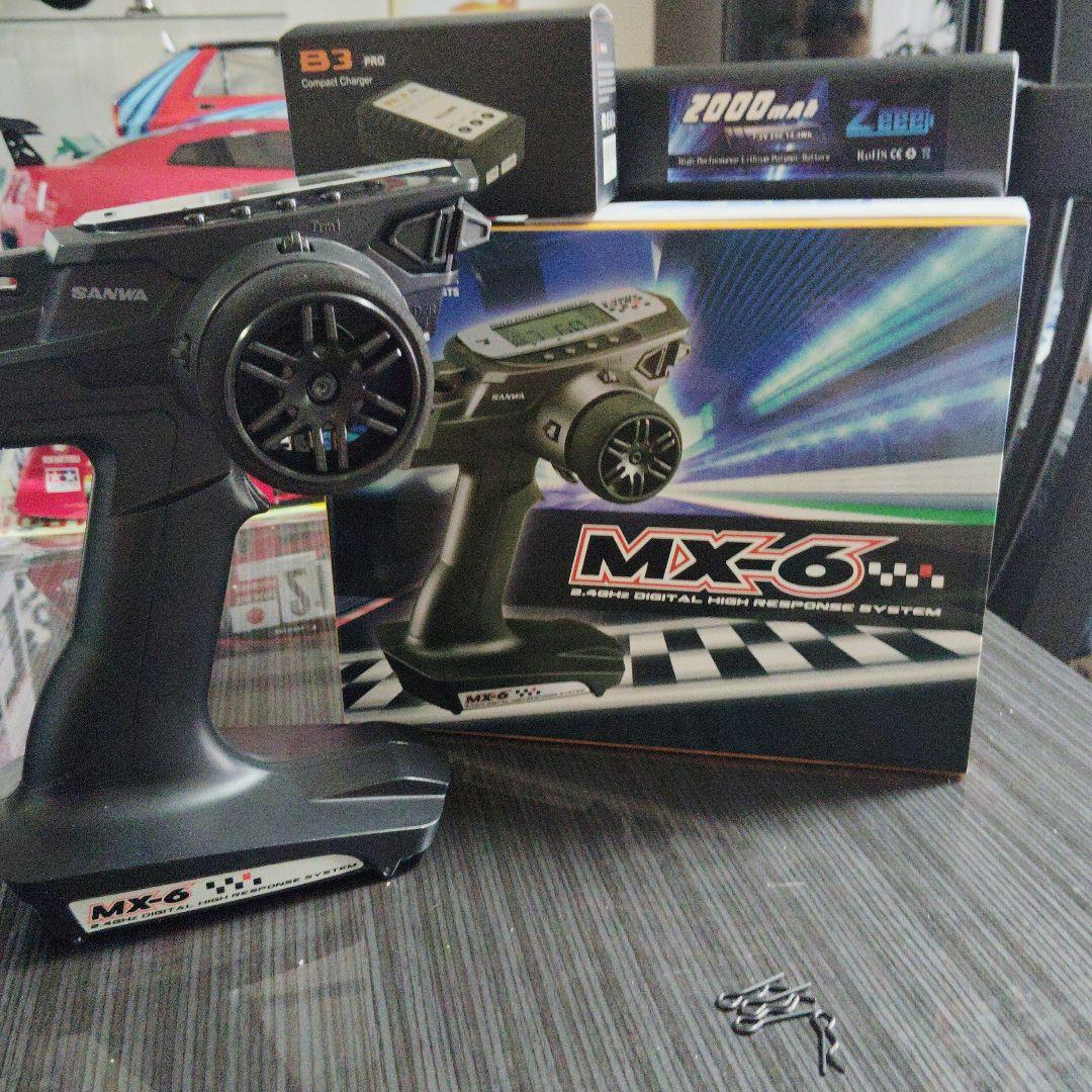 タミヤ 1/10 フィアットアバルト オプション 多数サンワMX 6プロポ付格安