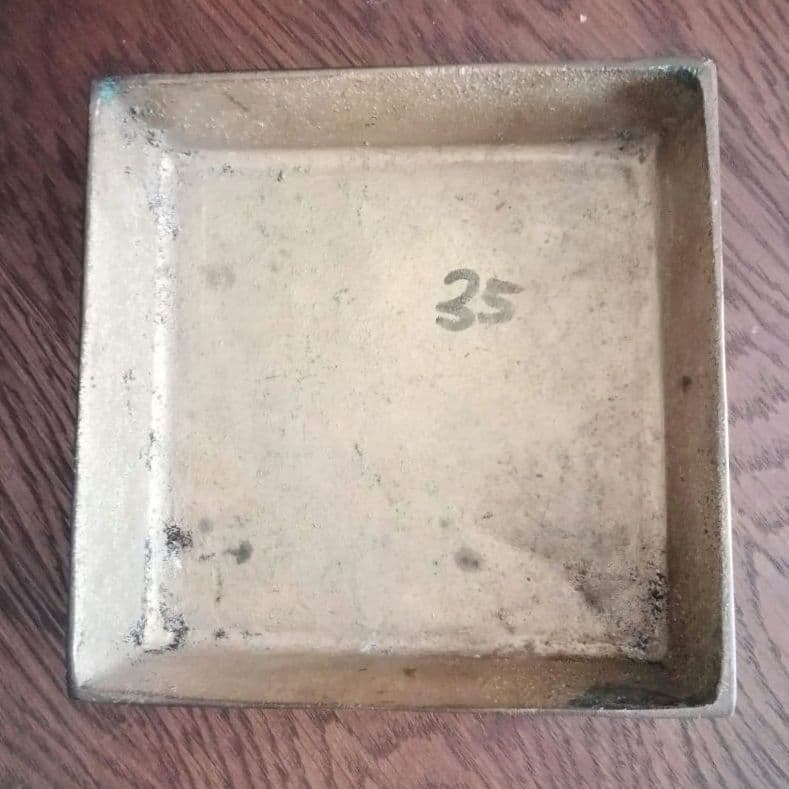 逸品　真鍮　灰皿　ミッドセンチュリー　オブジェ　スウェーデン　インダストリアル