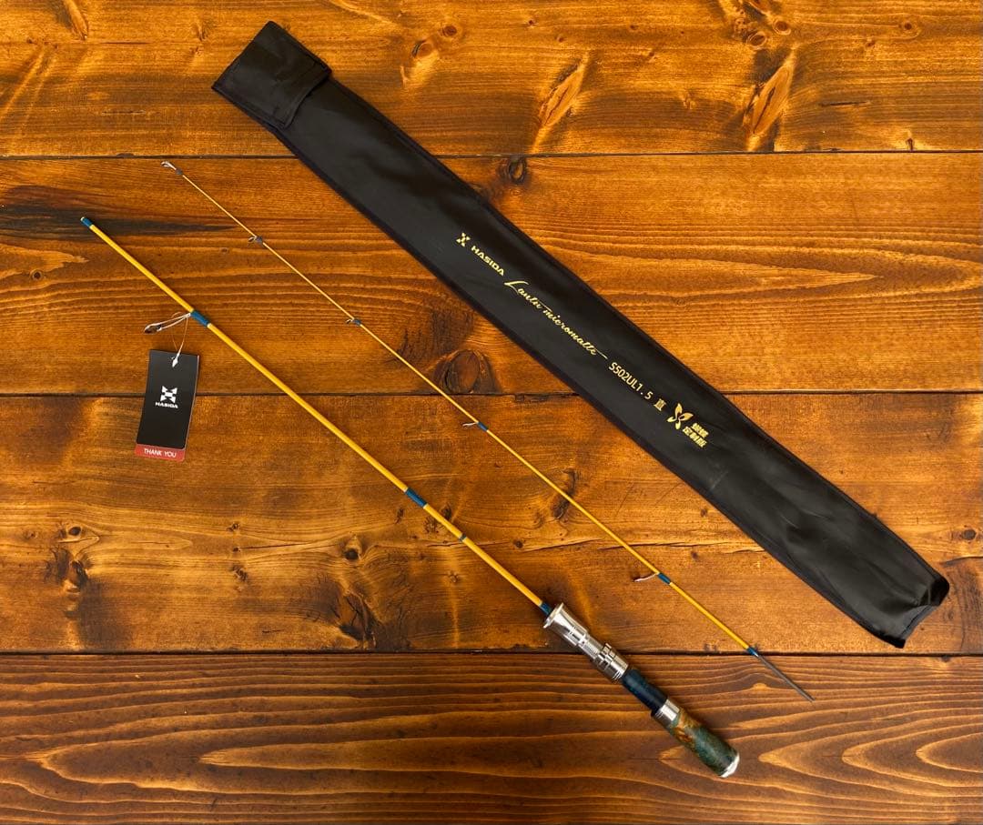 トラウトロッド　スピニング　502UL ウッドグリップ スタビライズドウッド