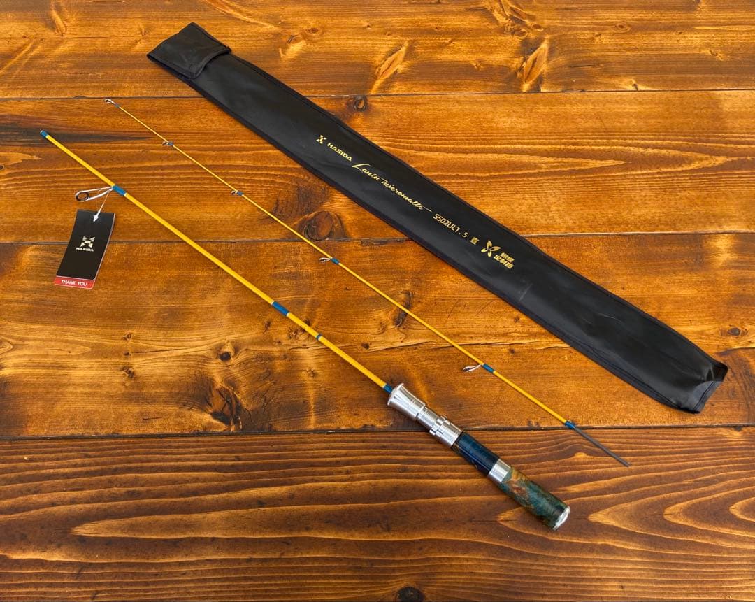 トラウトロッド　スピニング　502UL ウッドグリップ スタビライズドウッド