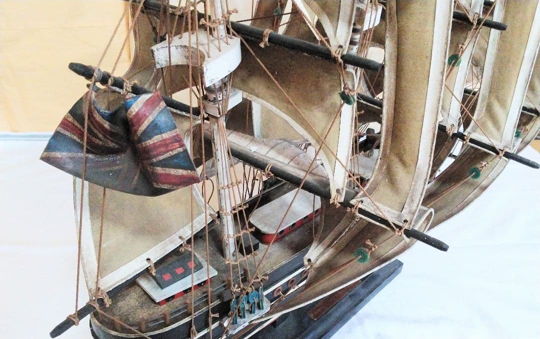 帆船模型【ヴィンテージのカティーサーク号】ハンドメイド・木製・スコットランド製
