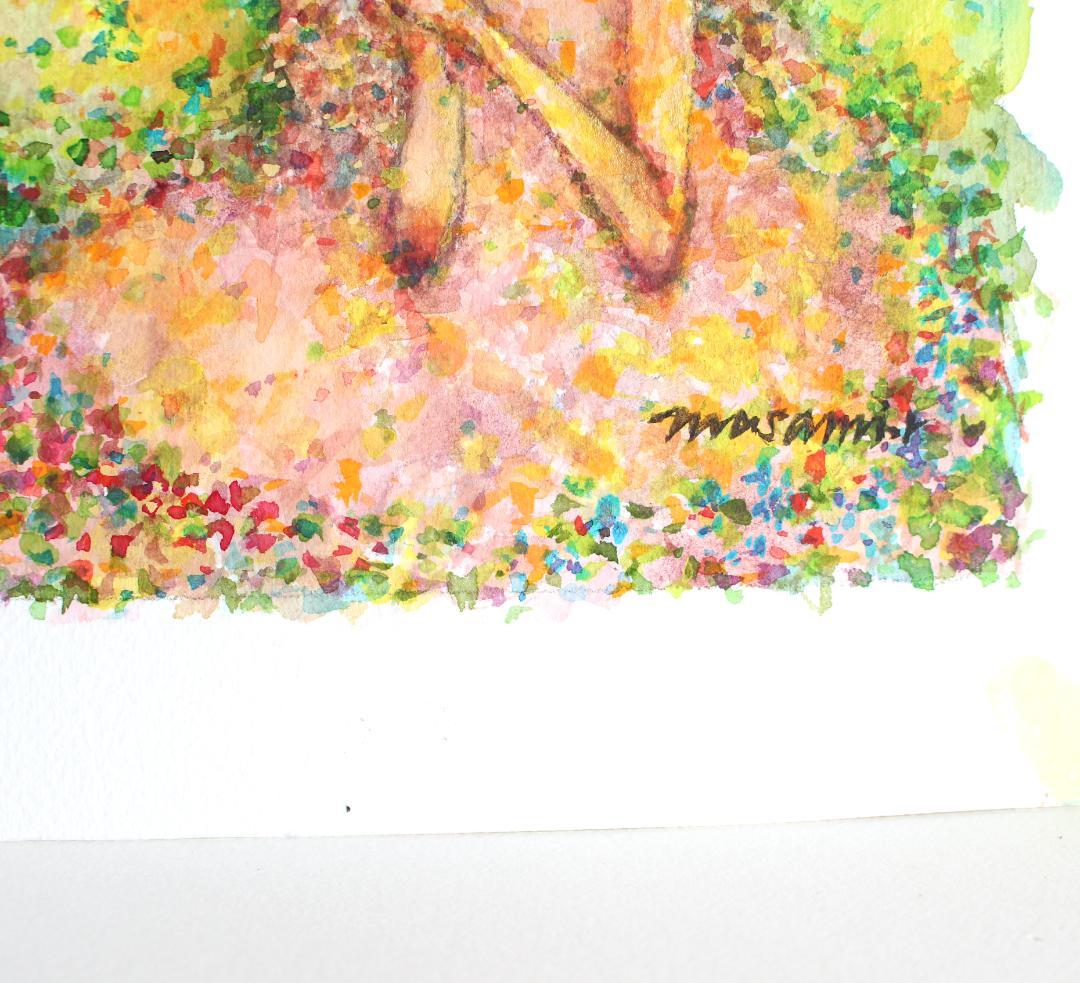 「祈りの天使2」水彩画 原画