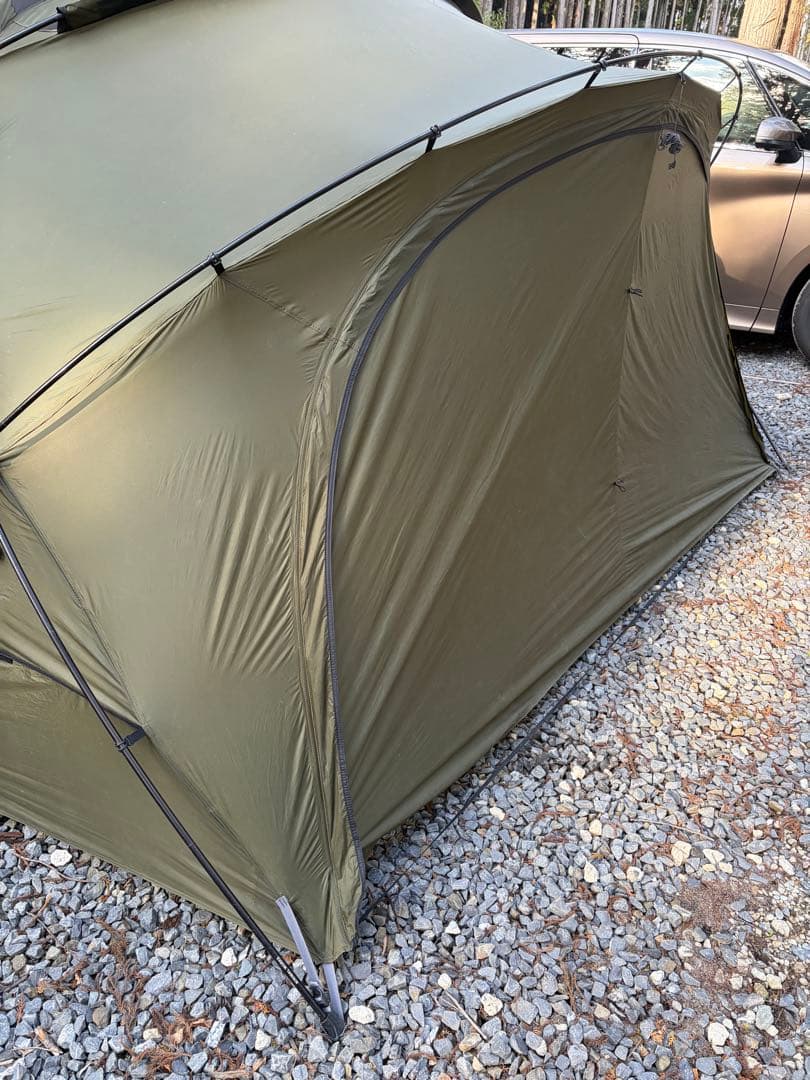 ミニマルワークス シェルターG／オリーブ／メッシュドア2枚 TPUドア1枚